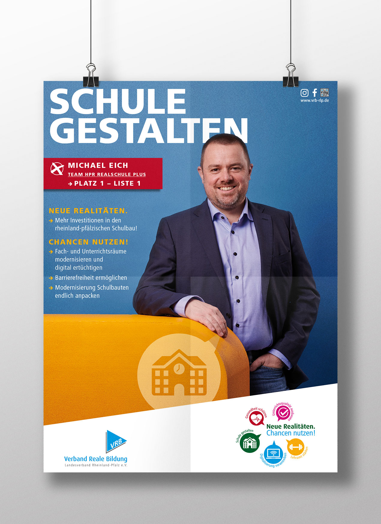 Kampagne für Personalratswahlen VRB Rheinland-Pfalz